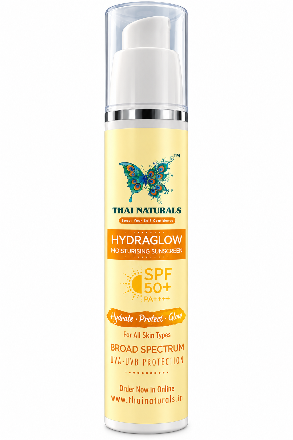 HydraGlow Moisturising Sunscreen with SPF 50 PA++++